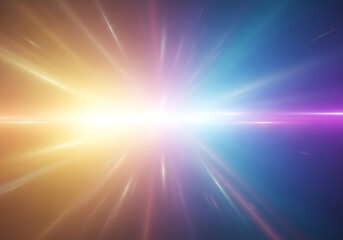 Abstract radiant light burst emanating, colorful background effect design