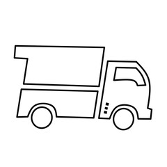 Express delivery truck vector glyph icons, fast delivery vans. Courier service transportation. Distribution and logistics isolated clipart collection.