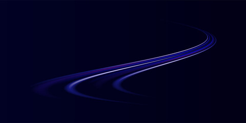 Concept of leading in business, Hi tech products, warp speed wormhole science vector design. Horizontal speed lines background