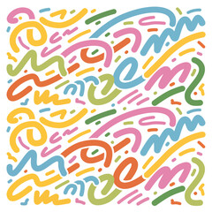 Vibrant Symphony of Colourful Strokes