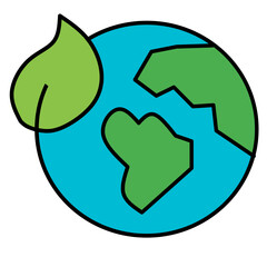 line eco icon vector industrial