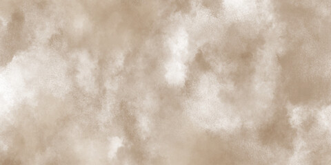 Old brown paper texture background. abstract watercolor vintage brown background. hand-drawn texture with cloudy strokes of brushes. dark brown powder explosion on white background.