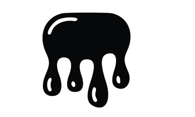 Vector icon set of healthy human teeth, clean dental care and medical dentistry symbols isolated on white and black