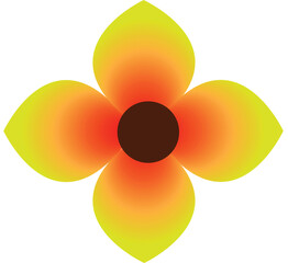 Minimalist vector of a red poppy with soft, curved lines and a striking contrast between its bold red petals and dark center. This clean, scalable design is perfect for logos, posters, and other brand