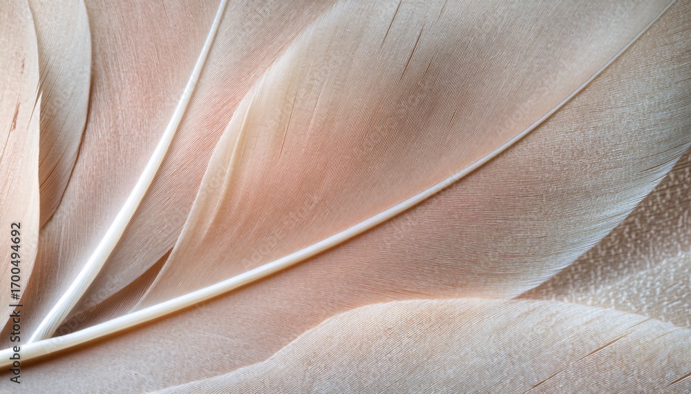 Aufkleber the image shows the detailed texture and subtle color variations of the feathers, highlighting their
