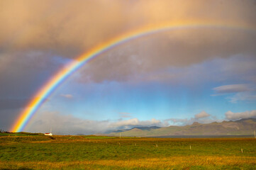 Naklejka premium Snaefellsnes Rainbow, Iceland