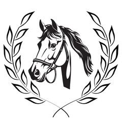 Horse Head Vector, Svg Cut File