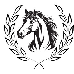 Horse Head Vector, Svg Cut File