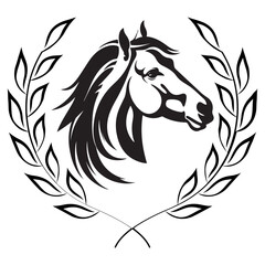 Horse Head Vector, Svg Cut File