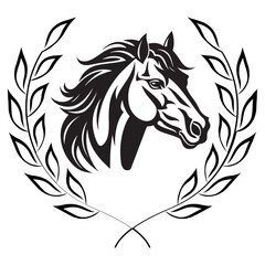 Horse Head Vector, Svg Cut File
