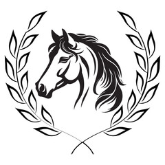 Horse Head Vector, Svg Cut File
