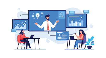 Online business education and training for professional development and skill enhancement programs