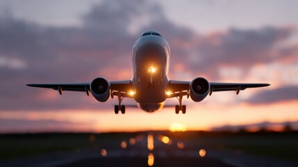 Highresolution Photo Aeroplane Taking Off