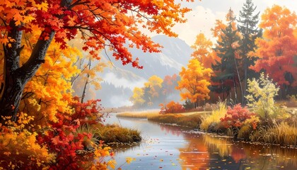 A detailed blog post about the beauty of autumn. Describe the changing colors of the leaves, the crisp air, and the cozy feeling of the season.