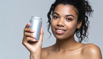 Woman holding a can (1)