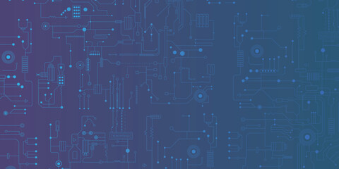 Circuit technology background. 