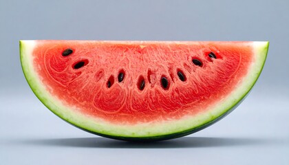 Watermelon slice close-up