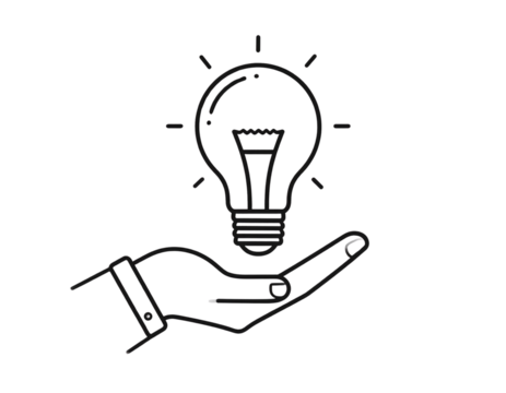 Hand holding a light bulb, concept of innovation and creativity. Business thinking (3)