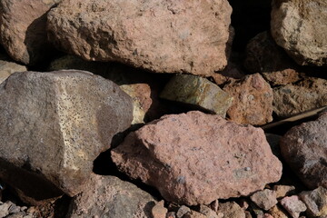 Abstract background of rough stones