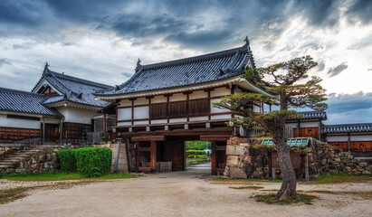 Fototapeta premium Traditional Japanese Samurai Castle of Hiroshima, Honshu, Japan, Asia
