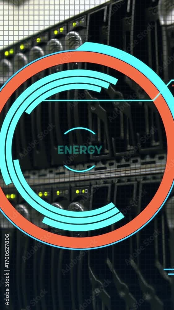 Poster Animation of scope scanning and data processing over server room