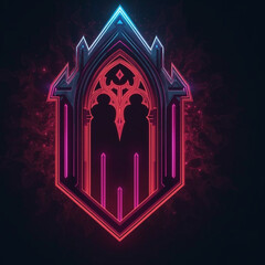 abstract background with cross