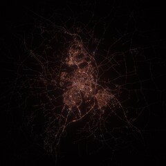 Limerick Ireland Night View With