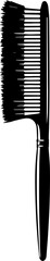 Cosmetic Brush Silhouette Symbol in Clean Modern Style