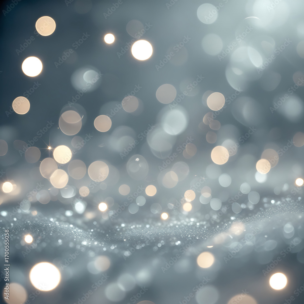 Wall mural abstract background with bokeh