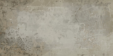 Blank vintage backgrounds of old brown paper and textured grey concrete wall with a grunge design