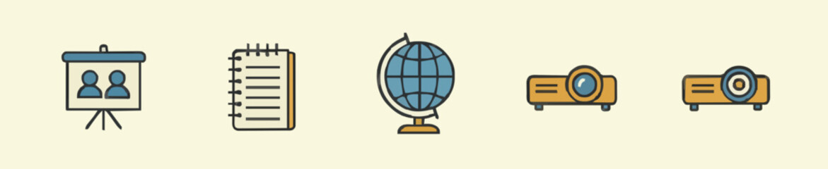 Icon set Presentation