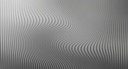Abstract rippling silver metallic texture with subtle waves