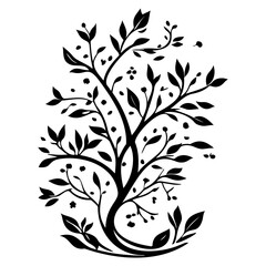 blossom flower illustration sketch