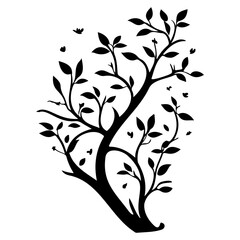 Obraz premium blossom flower illustration sketch