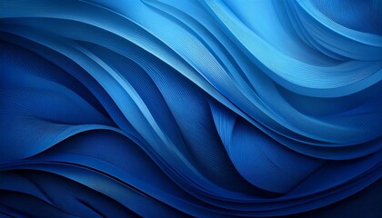 Obraz premium Abstract Dark Blue Waves Background Design 2