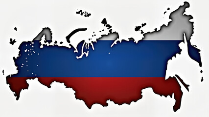 Obraz premium map of russia