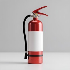 Obraz premium Blank Fire Extinguisher Ready for Branding