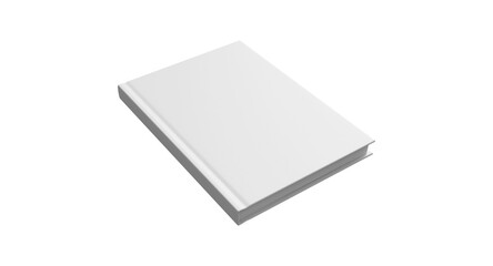 Modern Closed Book Mockup - Blank Hardcover Journal Template for Branding, High-Quality Stationery Design, Ideal for Commercial Use Vector Graphic