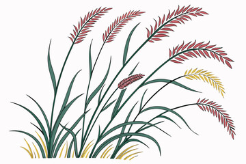 wild flowers in the grass