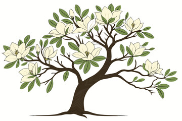 Fototapeta premium vector illustration of an abstract tree