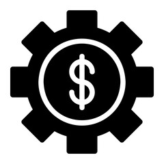 management glyph icon