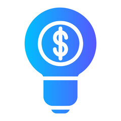 business and finance gradient icon