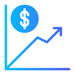 money gradient icon