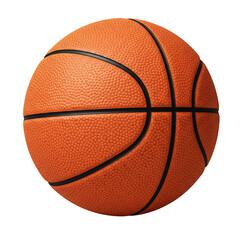 Basketball ball on transparent background