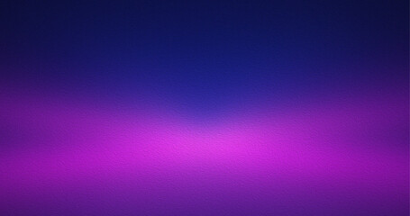 Abstract vibrant glowing background with a smooth gradient of deep blue and magenta purple colors