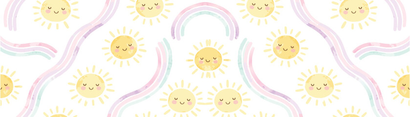 Elegant Pastel Floral Pattern: Seamless Textile Design