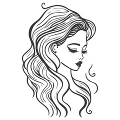woman beauty mermaid illustration grey