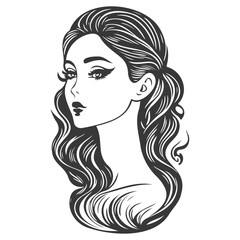 woman beauty mermaid illustration grey