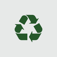 Obraz premium green recycle symbol