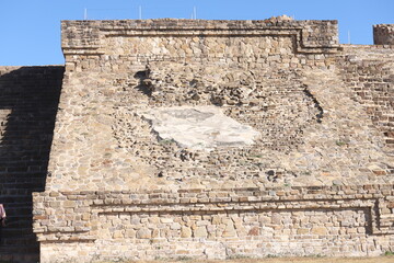 Mexico Mayan city ruins in Monte Alban near Oaxaca